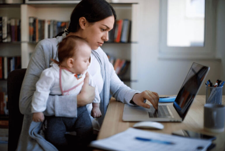Tips for moms who work from home with kids