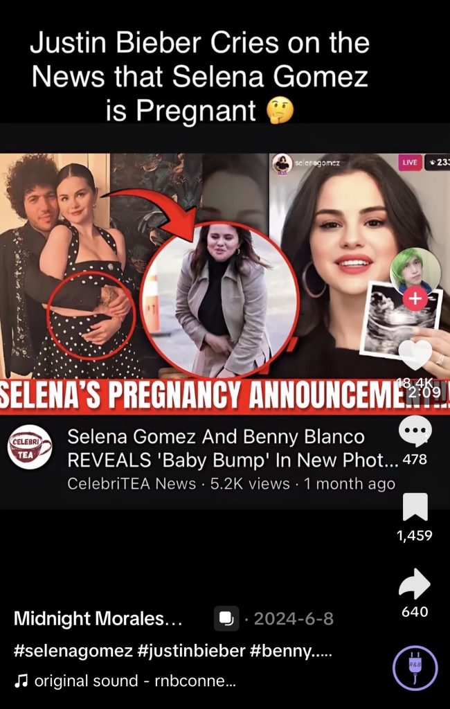 Did Selena Gomez and Justin Bieber Have a Baby Together